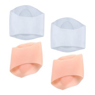 BATHVEVE Foot Arch Support Insoles 2 Pairs Gel Flat Foot Corrector Pads Adhesive Shock Absorbent Cushions for Plantar Fasciitis Relief Men Women