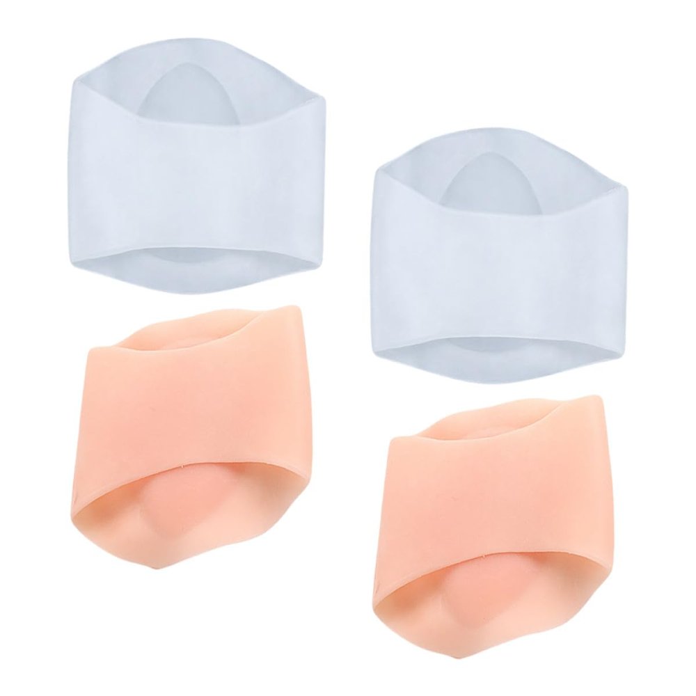 BATHVEVE Foot Arch Support Insoles 2 Pairs Gel Flat Foot Corrector Pads Adhesive Shock Absorbent Cushions for Plantar Fasciitis Relief Men Women