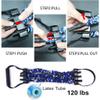 31 Aluminum Alloy Pilates Bar with Rubber Resistance Bands Door Anchor Deadlift Squats Full Body Workout Gym Equipment view 4