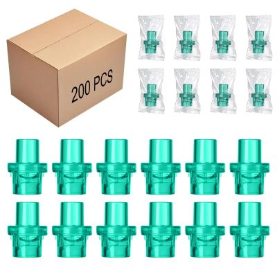 200 PCS CPR One Way Valves for Training Mask, Blue CPR Training Valves Fit Most Masks, Individually Wrapped (Green)