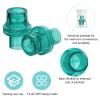 200 PCS CPR One Way Valves for Training Mask, Blue CPR Training Valves Fit Most Masks, Individually Wrapped (Green) view 4