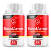 (2 Pack) BloodArmor Capsules, Official Blood Armor Advanced Formula Blood Support Supplement - Maximum Strength, All Natural Healthy Circulation & Stable Levels, BloodArmor Reviews (120 Capsules) view 1