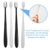LRXIYODE Ultra Soft Toothbrushes for Adults, 4pcs Manual Toothbrushes with Bristles, Small Portable Design for Gentle Oral Care and Travel Use view 3