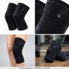 2 Pack Knee Compression Sleeves for Women & Men Breathable Knee Support with Non-Slip Silicone Grip, Comfortable Support for Running, Workout, Weightlifting & Daily Activities (Black, Large) view 2