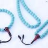 Artistry Nepal Turquoise Stone Mala and Bracelet Set, Meditation Jewelry, Prayer Beads, Spiritual Accessories, Natural Gemstone, Turquoise, Handmade in Nepal view 3