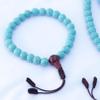 Artistry Nepal Turquoise Stone Mala and Bracelet Set, Meditation Jewelry, Prayer Beads, Spiritual Accessories, Natural Gemstone, Turquoise, Handmade in Nepal view 4