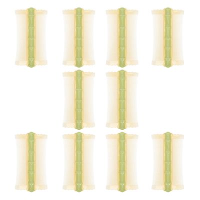 NULYLU 10pcs Double-sided Plastic Dandruff Combs Anti-static Hair Combs Thick Large Green for Scalp Care Adults and Babies