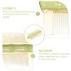 NULYLU 10pcs Double-sided Plastic Dandruff Combs Anti-static Hair Combs Thick Large Green for Scalp Care Adults and Babies view 3