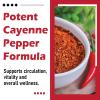 bvzvo Aurivita Capsaicin Power - Cayenne Pepper Softgels with Vitamin D3+K2, Beetroot & Grape Seed Extract, Supports Digestive Health, 240 Softgels view 2