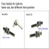1pair 6mm Width Quality Plastic Glasses Spring Hinges Spare Parts for Acetate Sunglasses Eyeglasses Eyewerar Frames 9012 9129(Mod.9129) view 3