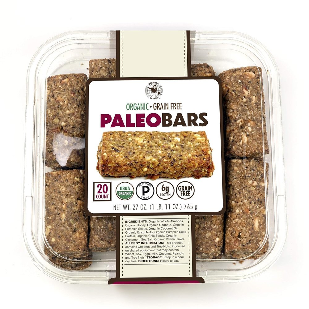 1 PALEO BARS 2O CT Universal Bakery Organic Paleo Bars, 1.35 Ounce (1 x20 Count)