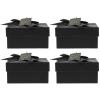 FESTFENDS 4pcs Kraft Paper Boxes with Bow Tie, Small Present Boxes 14x10x7cm, Eco-friendly Packaging for Cosmetics, Lipstick, Party Favors and Wedding view 1