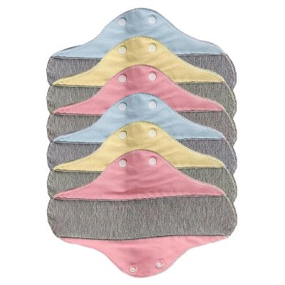 6 Pack Reusable Graphenes Incontinences Pads - Washable Sanitary Pad, Leak-Proof Pure Cotton Incontinences Pads, Feel Secure, Dry, and Comfortable, for Elderly Care & Mobility Support (Color Random)