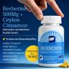 B BEWORTHS Berberine HCL Supplement - Berberine with Ceylon Cinnamon, NAC, Milk Thistle Metabolism & Liver Support | Liposomal Berberine with Turmeric, Choline for Cholesterol, Digestion Health - 120 view 3
