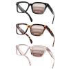 YUKANG Progressive Multifocal Reading Glasses for Women Men, Anti Glare Blue Light Blocking Multifocus Computer Glasses 3packs 2.0 view 1