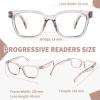 YUKANG Progressive Multifocal Reading Glasses for Women Men, Anti Glare Blue Light Blocking Multifocus Computer Glasses 3packs 2.0 view 2