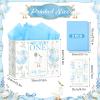 Silly Goose 1st Birthday Gift Bag for Baby Boy with Wrapping Tissue Paper and Greeting Card Large Blue One Silly Goose First Gift Bag Set for Boy One Year Old Party Decorations Favors Supplies view 3