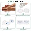 uxcell 2 Pack Mini Contact Storage Box, Plastic Lens Box Portable Contact Case with Tweezer and Applicator Tool for Travel Outdoor Activities Home Office Everyday Use, Pink view 3