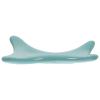 PLAFOPE Blue Ceramic Guasha Scraping Board Body and Face Massager Tool for Neck Shoulder Relief Portable Massage Scraping Plate for Full Body Care view 1