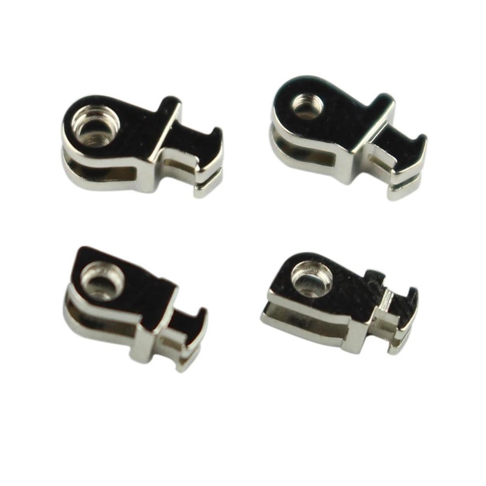 100pcs (50pairs) Two Loops Plastic Frame Single Hinge Acetate Eyeglasses Hinge Replacement Glasses Repair Part(9008A 3.5x1.5mm)