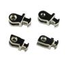 100pcs (50pairs) Two Loops Plastic Frame Single Hinge Acetate Eyeglasses Hinge Replacement Glasses Repair Part(9008A 3.5x1.5mm) view 1