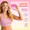 Creatine for Women + Collagen + BCAAs + Vitamin C & B12, 120 Sugar Free Creatine Gummies for Women, Creatine Monohydrate Gummies Pre Workout for Booty, Energy & Strength, Strawberry-Lemon Flavor view 3