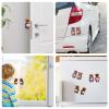 6-Pairs Super Soft Silicone Anti-Collision Stickers | 3D Animal Big Belly Decals for Doors, Windows, Car, Corners | Shiba Inu, Kitten, Bear | Self-Adhesive Protective Decals view 2
