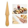 Natural Beech Wood Ice Cream Cone Comfortable for Touch Enjoy the of Baking Eco-Freindly for Biscuits and Cris Krumkake Cone view 3