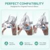 2-Pack Replacement Cushion Compatible with AirTouch F20 Full Face Mask, Ultra-Soft Memory Foam Interface for CPAP/BiPAP, Reduces Red Marks & Air Leaks, Size Large (L) view 2
