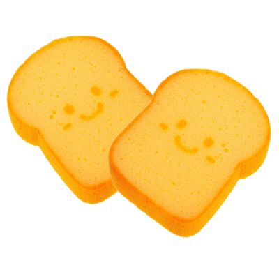 SHINYPASING Thick Toast-Shaped Kitchen Sponge Pad, Reusable Non-Scratch Wood Pulp Scrub Sponge for Dish Washing and Pot Cleaning, Household Cleaning Tool for Kitchen Use