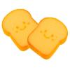SHINYPASING Thick Toast-Shaped Kitchen Sponge Pad, Reusable Non-Scratch Wood Pulp Scrub Sponge for Dish Washing and Pot Cleaning, Household Cleaning Tool for Kitchen Use view 1