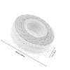 TOKIDNY 30mm White Lace Ribbon 22 Yards Decorative Lace Fabric for Wrapping Wedding DIY Bows and Craft Sewing Trim view 2