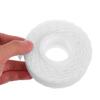 TOKIDNY 30mm White Lace Ribbon 22 Yards Decorative Lace Fabric for Wrapping Wedding DIY Bows and Craft Sewing Trim view 3