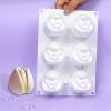 Elegant Flower Silicone for Mousses Cake Decorations Artistic Baking and Special Event Treats Tulips Mousses Cake view 3