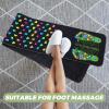 Operitacx Foot Pressure Point Pad Acupressure Foot Massage Mat 175x35cm Simulated Pebble Stone Massage Cushion Non-Slip for Relaxation view 3