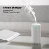 100ml Portable Essential Oil Diffuser, Mini Cool Mist Humidifier, Small Aromatherapy Diffuser with 7 - Color LED Light for Car, Office, Bedroom, Travel view 4