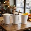 210 Pack 16 oz Paper Coffee Cups Set,Disposable White Coffee Cups with Lids,Sleeves & Stirring Sticks,Fit For Cold and Hot Drinks,Versatile Beverage Solution for Coffee,Tea,Cocoa, Home & Office. (210) view 2