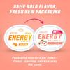 Grinds Energy Pouches | White Peach Flavor | 3 Cans | 80mg Natural Caffeine Per Pouch | Sugar-Free & Zero Calories | With B-Vitamins | 18 Pouches Per Can view 2