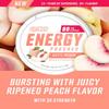 Grinds Energy Pouches | White Peach Flavor | 3 Cans | 80mg Natural Caffeine Per Pouch | Sugar-Free & Zero Calories | With B-Vitamins | 18 Pouches Per Can view 3