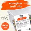 Snak Club Energizer Trail Mix with Roasted Salted Peanuts, Raisins, M&MS Chocolate Candies, Roasted Almonds, Protein Snacks, Gluten-Free and Kosher Snack, 44 oz Bulk Bag view 2