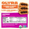Olyra Raspberry Fig Bars, Organic Snacks, Healthy Snacks for Adults and Kids, Low Sugar, Vegan, Office Breakfast Bars, USDA Certified Organic, Non GMO (Pack of 12) view 2