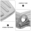 Toyvian Wheelchair Footrest Metal Pedals 1 Pair Thickened Iron Footplates Replacement for Elderly Patient Mobility Aid Accessories view 3