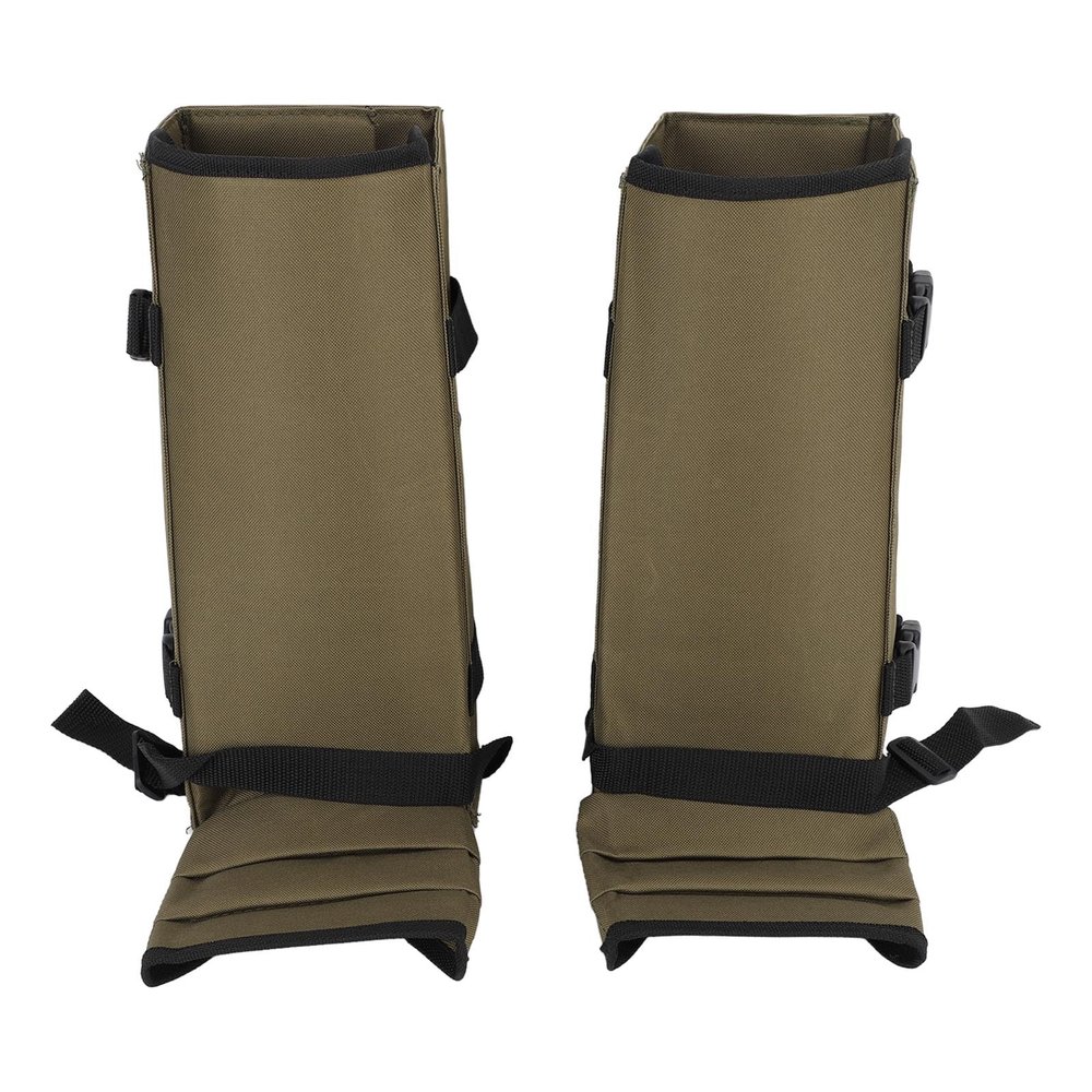 Hulex Supplies Snake Gaiters, Snake Proof Leg Cover, Lightweight Breathable Polyester Fiber Anti Bite Gaiters for Hiking Camping Mountaineering with Secure Fit Protection (OD Green)
