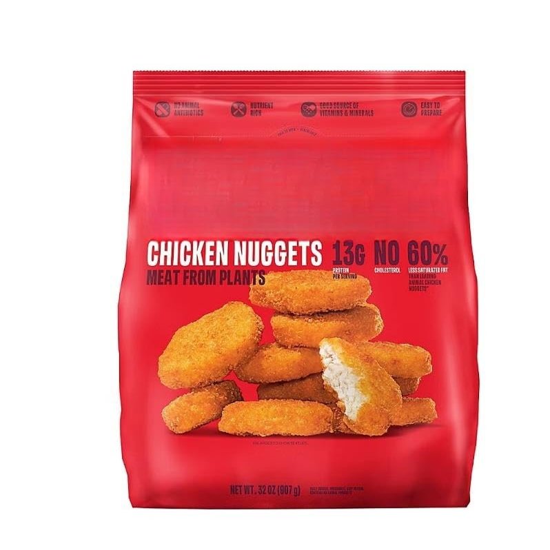 Chicken Nuggets Made From Plants are easy to make and have the delicious savory taste of a family favorite, with a golden brown crispy breading on the outside and a tender bite on the inside. They are packed with 13g of protein per 95g serving, have