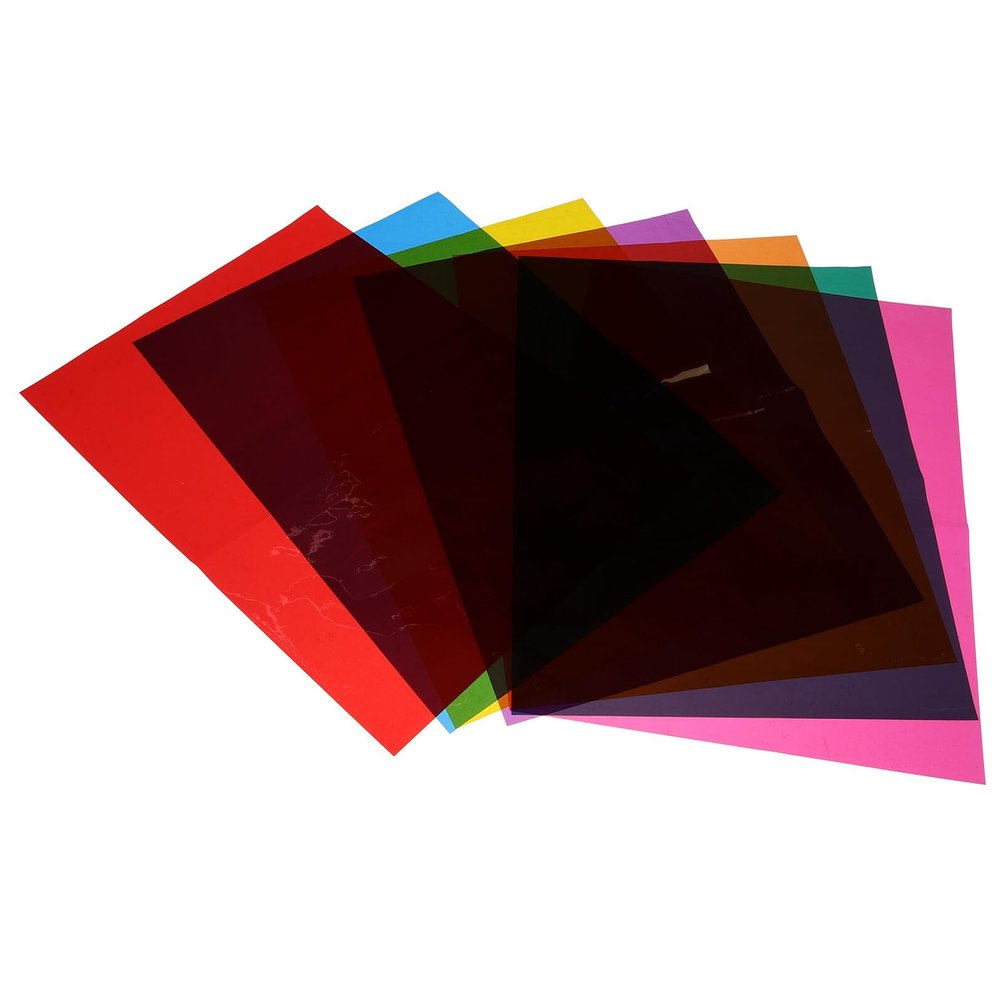TOKIDNY 21 Sheets Colored Cellophane Sheets A4 29x21cm Multi-use Craft Wrapping Paper for Candy Packaging and DIY Art Projects