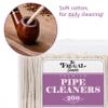 The Frugal Smoker Soft Cotton Pipe Cleaners 200 Count Bag 6 Inch Standard Pipe Cleaners for Daily Maintenance Flexible Absorbent Cleaning Tools view 3