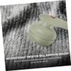 Artibetter Rechargeable Fabric Lint Remover with 2 Blades, Electric Clothes Fuzz Shaver for Sweaters and Carpets, Portable Hair Ball Trimmer for Home Laundry Use, Green view 3