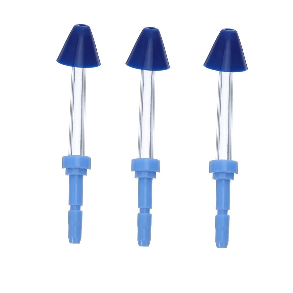 3pcs Nasal Washing Replacement Tips Compatible with Waterpik Water Flossers Wp-100 Wp-450 Wp-250 Wp-300 Wp-660 Wp-900 and Other Brand Oral Irrigators (Nasal irrigator Tips)