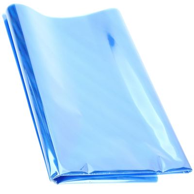 PartyKindom 15pcs Neon Blue Cellophane Flower Wrapping Paper Sheets, Decorative Bouquet Packaging Supplies for Boxes and Floral Arrangements, Colorful Present Wrap for Crafting and Basket