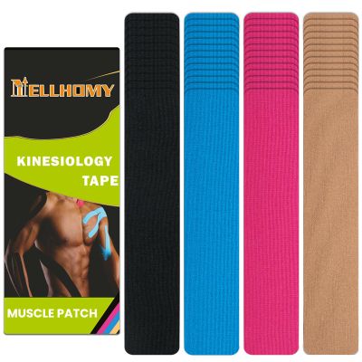 52CT Precut Kinesiology Tape Strips-Latex-Free Kinetic Tape for Pain Relief